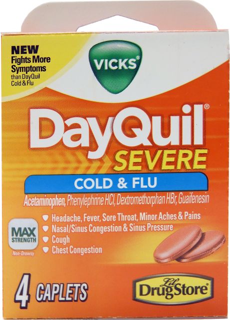 LIL DRG DAYQUIL SEVERE 4CT
